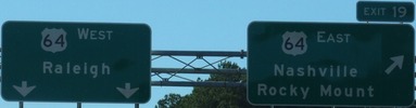 US 264 Exit 19, NC