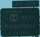 US 64 Exit 429, NC