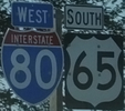 I-80/US 65 concurrency, IA