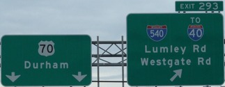 US 70 at I-540, Raleigh, NC