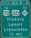 I-40 Exit 123, NC