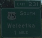 I-40 Exit 231, OK