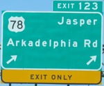 I-20/59 Exit 123, AL