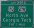 I-75/I-85 Atl GA Exit 249