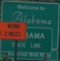 Westbound into AL