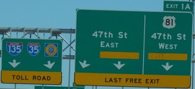 I-135 Exit 1A, KS
