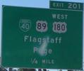 Flagstaff, AZ I-40 Exit 201