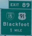 I-15 Exit 89, ID