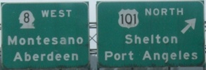 WA 8/US 101 split