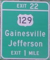 I-985 Exit 22 GA, Near Gainesville