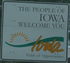 WB into Iowa