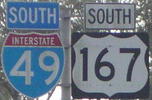 I-49, nearing I-10