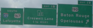 I-49 Exit 19 LA