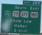 I-40 Exit 289, Holbrook, AZ