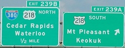 I-80 Iowa Exit 239
