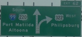 I-99 Exit 62, PA