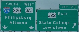 I-99 Exit 73, PA