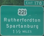 US 74 Exit 178, NC