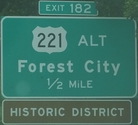 US 74 Exit 182, NC