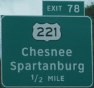 I-85 Exit 78, SC