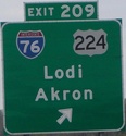 I-71 Ohio Exit 209