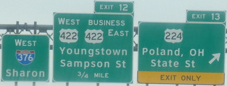 I-376 Exit 13, PA