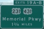 Huntsville, AL I-565 Exit 17B