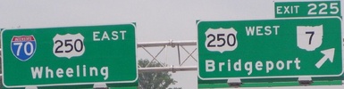 Bridgeport, Ohio I-70 Exit 225