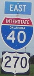 I-40 mplex west of OKC, OK