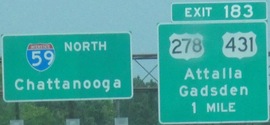 I-59 Exit 183, AL