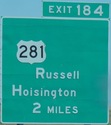 I-70 Exit 184, KS
