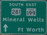 US 281/US 380 Jct south of Jacksboro, TX