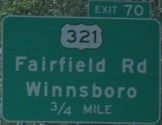I-20 Exit 70, SC