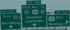 I-283 Exit 3C, PA