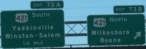 I-77 Exit 73, NC