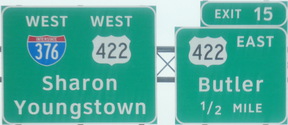 I-376 Exit 15, PA