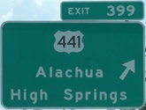 Exit 399 I-75 Florida