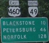 West of Blackstone, Virginia