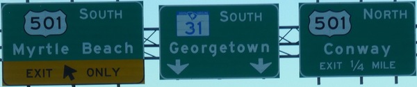 SC 31 near Myrtle Beach, SC