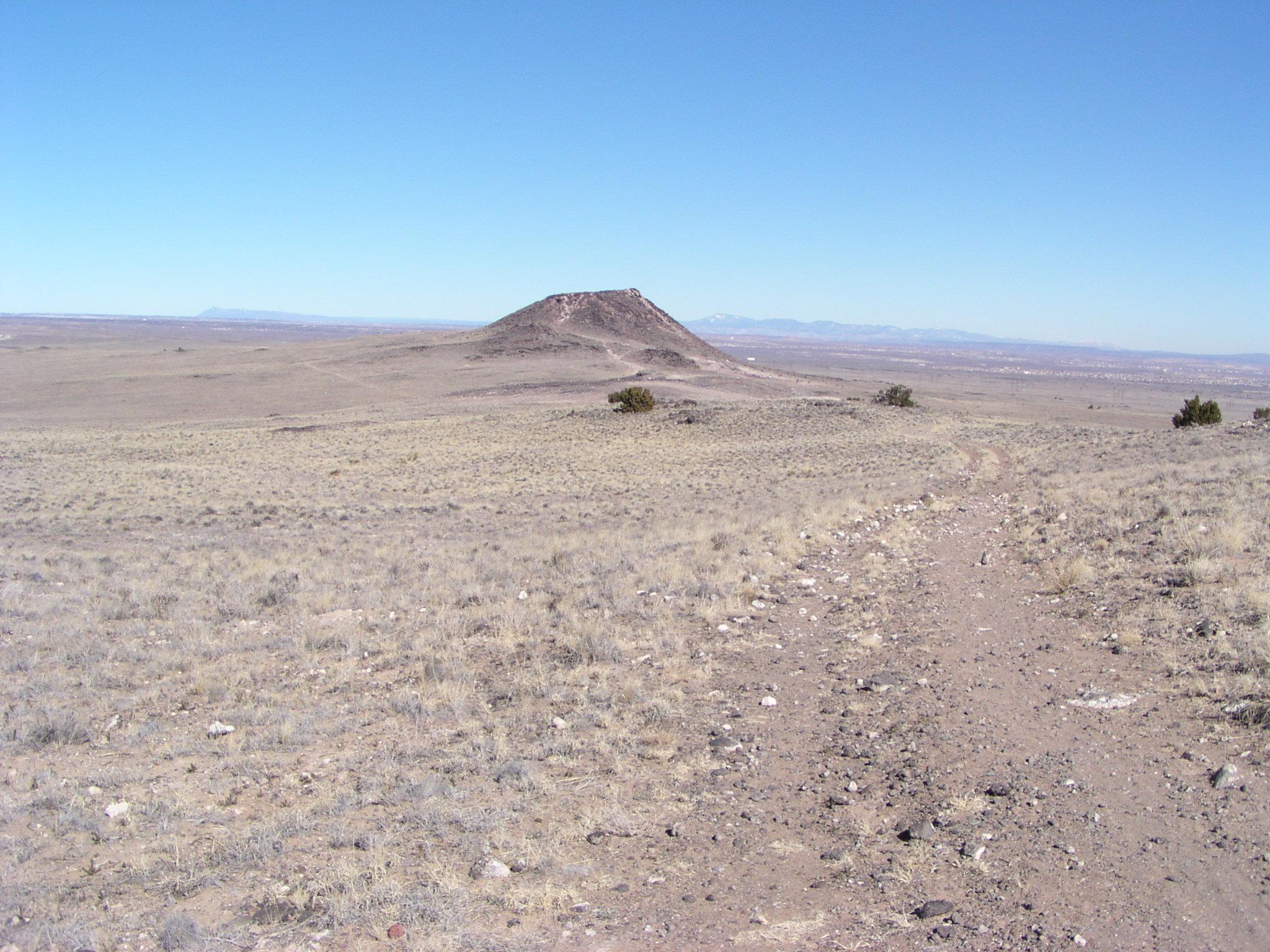Volcanoes in Albuquerque, New Mexico February 14, 2004