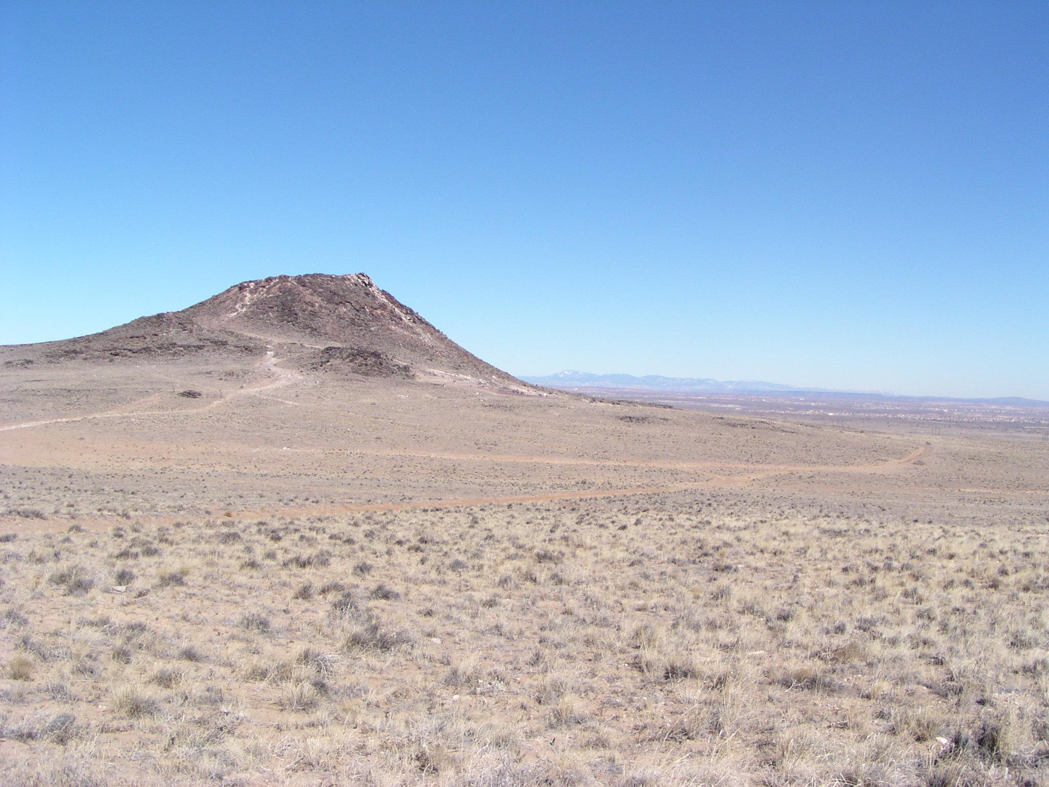 Volcanoes in Albuquerque, New Mexico - February 14, 2004
