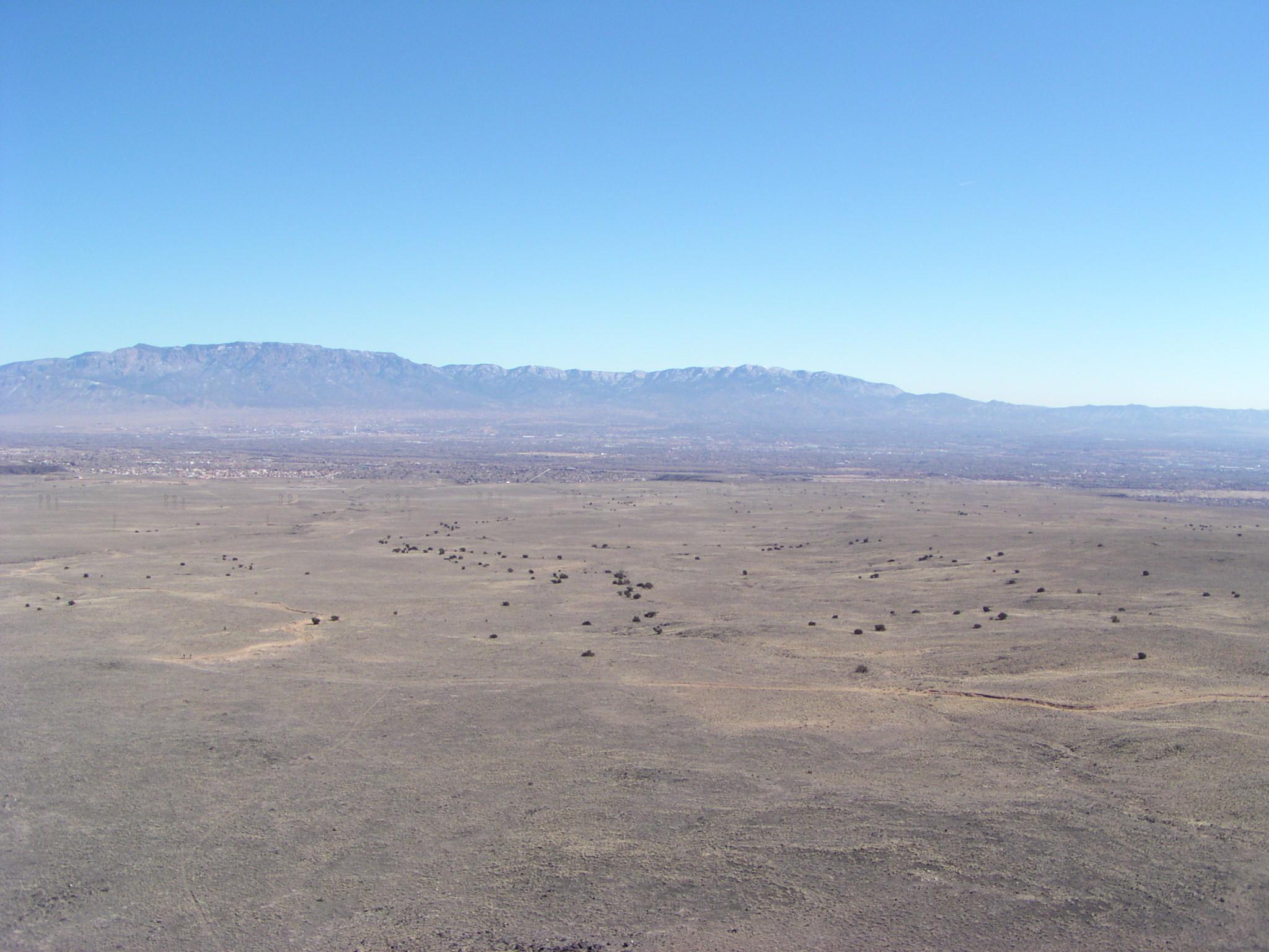 Volcanoes in Albuquerque, New Mexico February 14, 2004