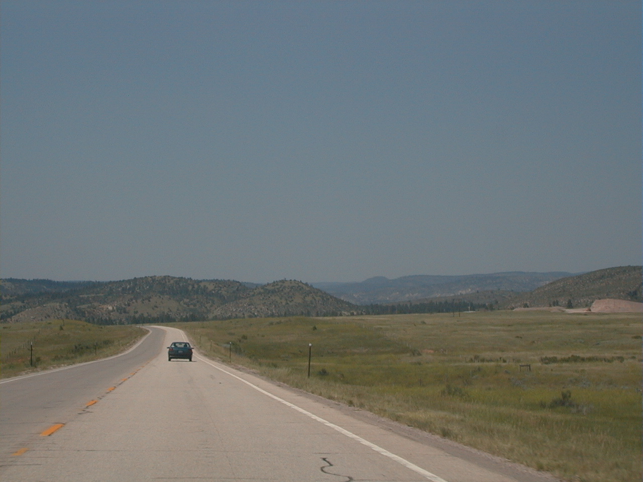 Road in Eastern Wyoming. [Bigger]