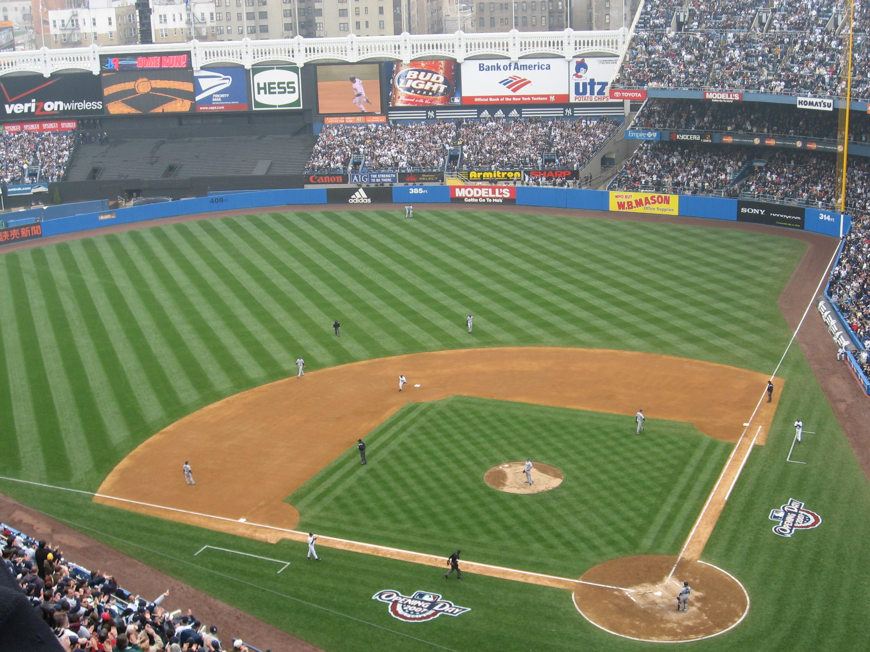 Tampa Bay Devil Rays vs. New York Yankees, Yankee Stadium, Bronx, New