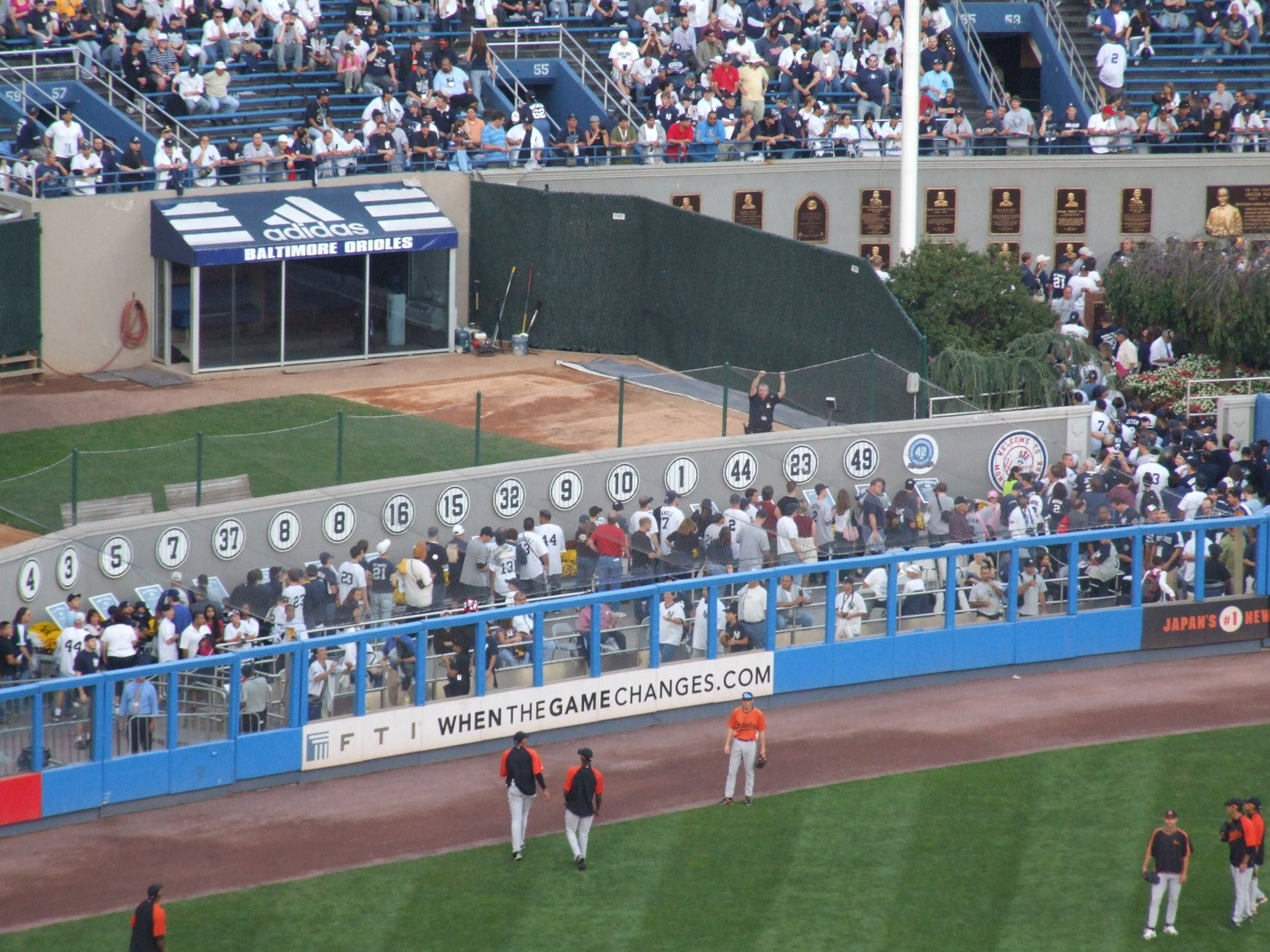 Last Game at Yankee Stadium Baltimore Orioles vs. New York Yankees, Yankee Stadium, Bronx, New